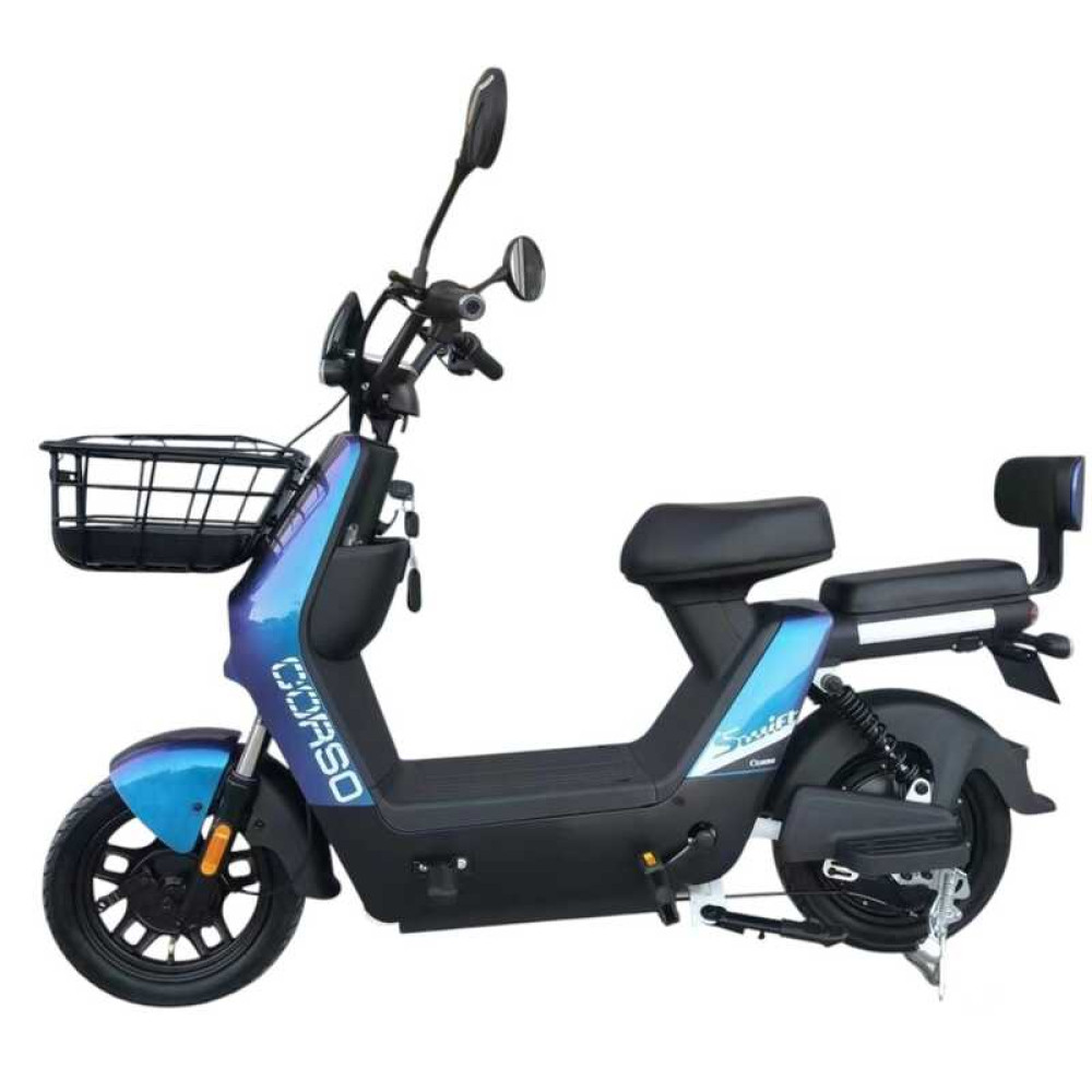 Електричний мопед Corso Swift SW-307114 (1) +1 ЯЩИК АКУМ двигун 500W, акумулятор 60V/20Ah, в коробці