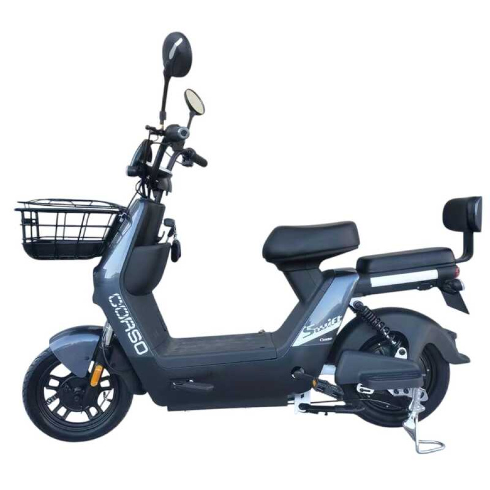 Електричний мопед Corso Swift SW-712025 (1) +1 ЯЩИК АКУМ двигун 500W, акумулятор 60V/20Ah, в коробці