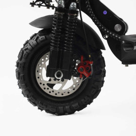 Електричний самокат BS-80632 Best Scooter з сидінням (1) двигун 1200W, акумулятор літієвий 48V18Ah, колеса надувні 11’’, в коробці