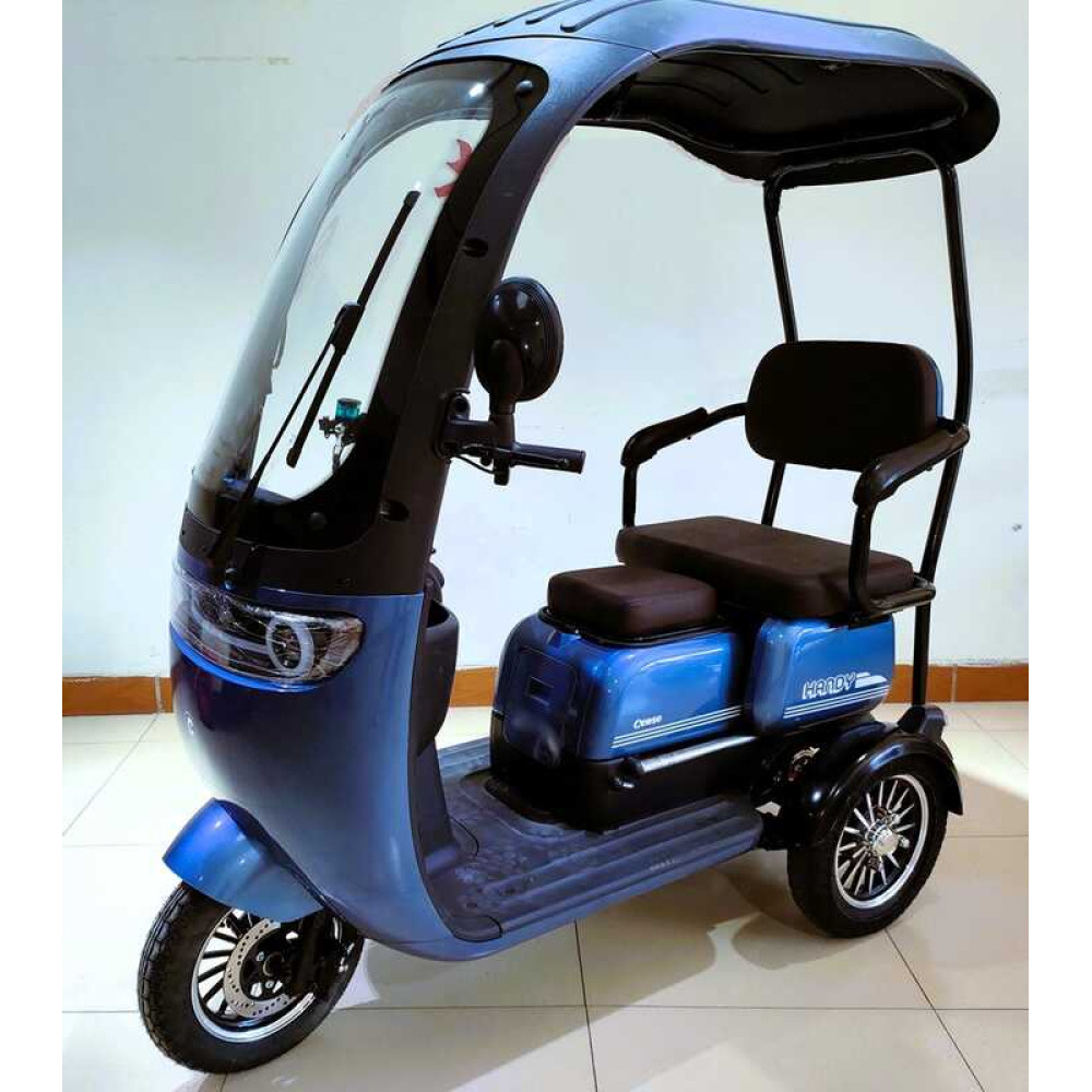Електричний трицикл Corso «Handy» HD-60915 (1) +1 ЯЩИК АКУМ., двигун 800W, акумулятор 72V/20Ah, колеса 300-10, в коробці