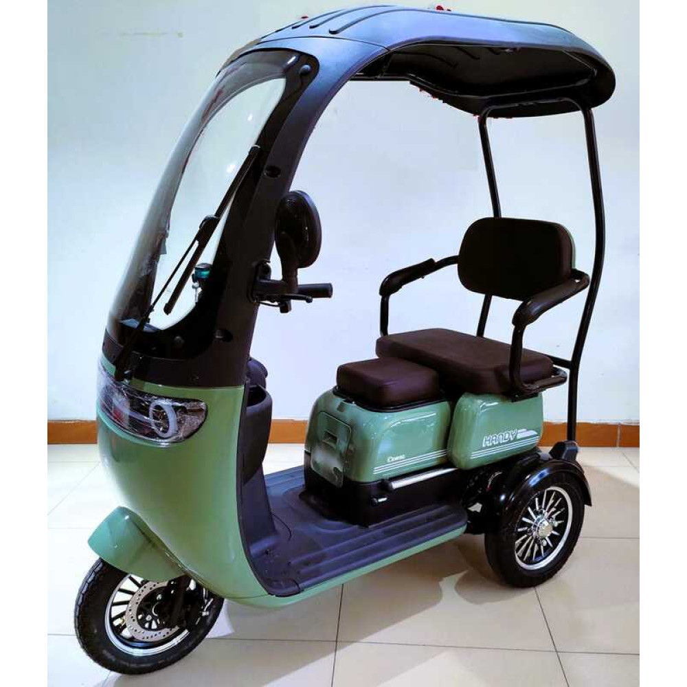 Електричний трицикл Corso «Handy» HD-81274 (1) +1 ЯЩИК АКУМ., двигун 800W, акумулятор 72V/20Ah, колеса 300-10, в коробці