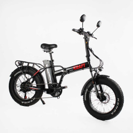 Електровелосипед Corso «Kraft» 20" дюймів KR-31007 (1) рама сталева, двигун 500W, акум. 48V15Ah, Shimano 7 швидкостей, зібраний на 75, у коробці