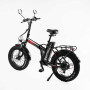 Електровелосипед Corso «Kraft» 20" дюймів KR-31007 (1) рама сталева, двигун 500W, акум. 48V15Ah, Shimano 7 швидкостей, зібраний на 75, у коробці