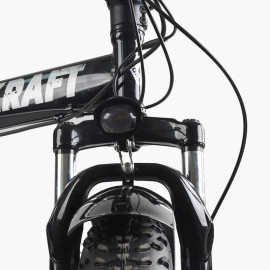 Електровелосипед Corso «Kraft» 20" дюймів KR-42117 (1) рама сталева, двигун 500W, акум. 48V15Ah, Shimano 7 швидкостей, зібраний на 75, у коробці