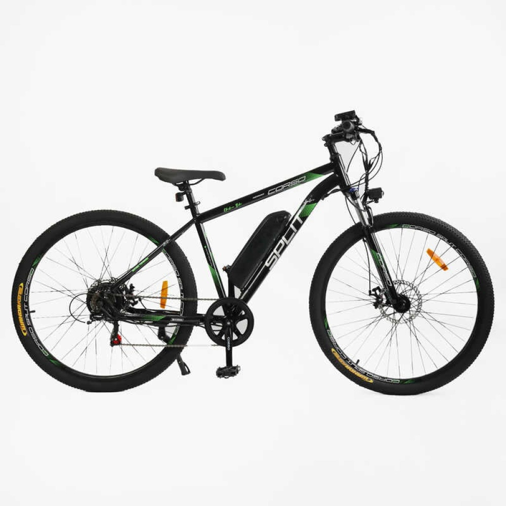 Електровелосипед Corso «Split» 29" дюймів SP-65112 (1) рама сталева 19``, двигун 350W, акум. 36V13Ah, Shimano 7 швидкостей, у коробці